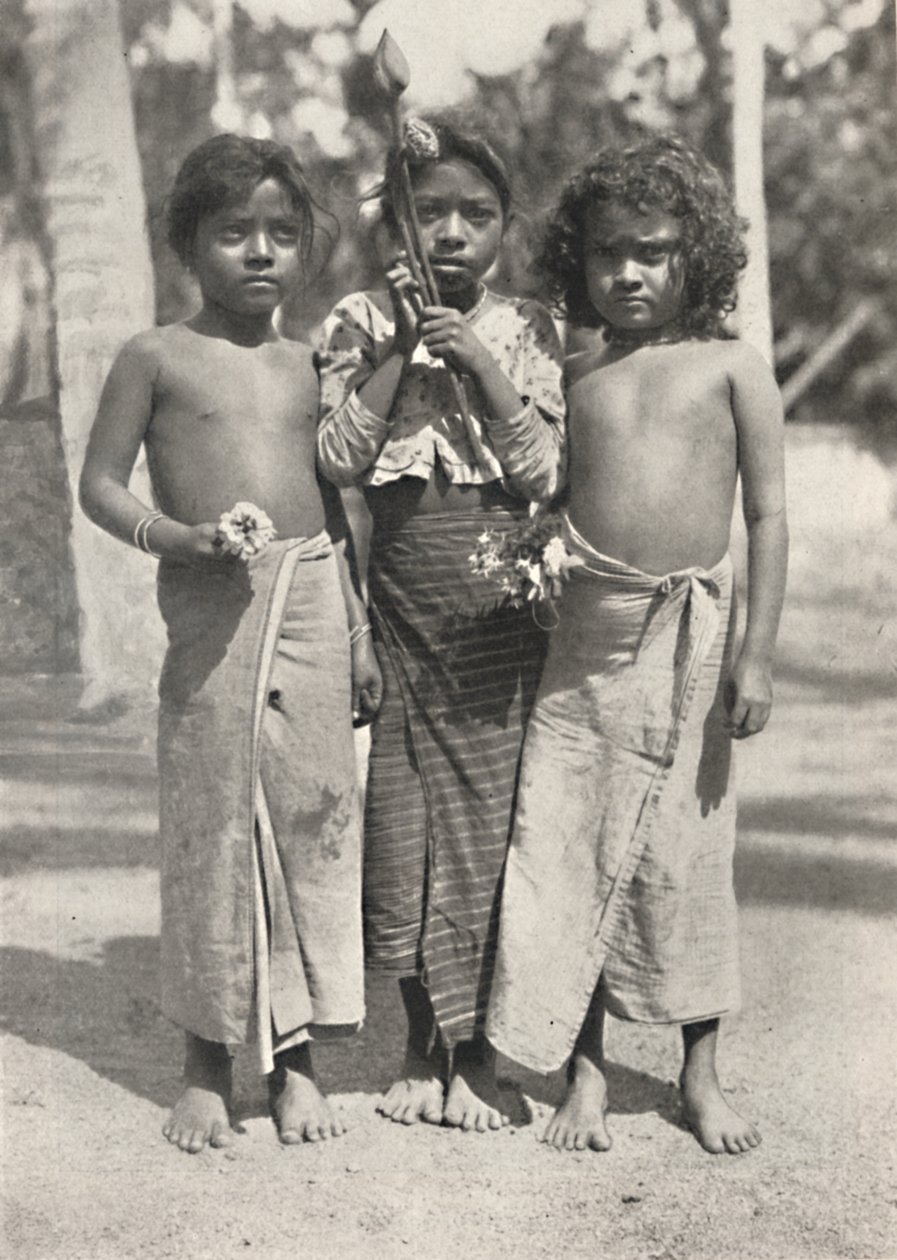 Tamulenkinder, 1926 alkotó: Unbekannt
