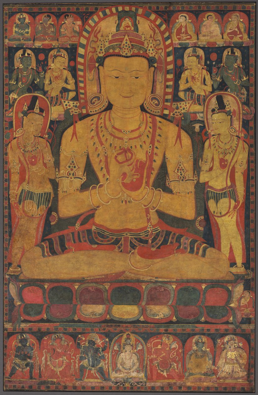 Tantrikus Buddha Vairochana, c. 1150-1200. alkotó: Unbekannt