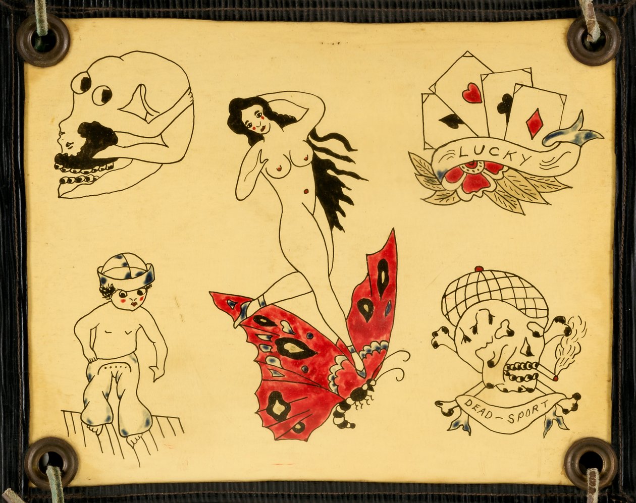 Tattoo Flash, XX. század. alkotó: Unbekannt