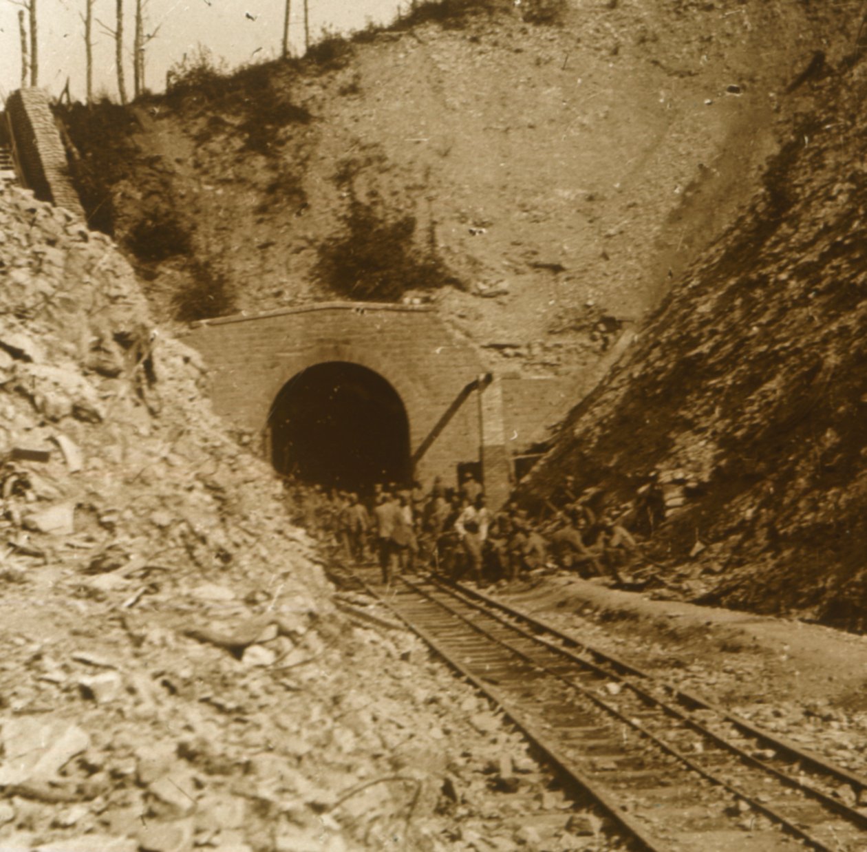 Tavannes-alagút, Verdun, Észak-Franciaország, 1914-c1918 alkotó: Unbekannt
