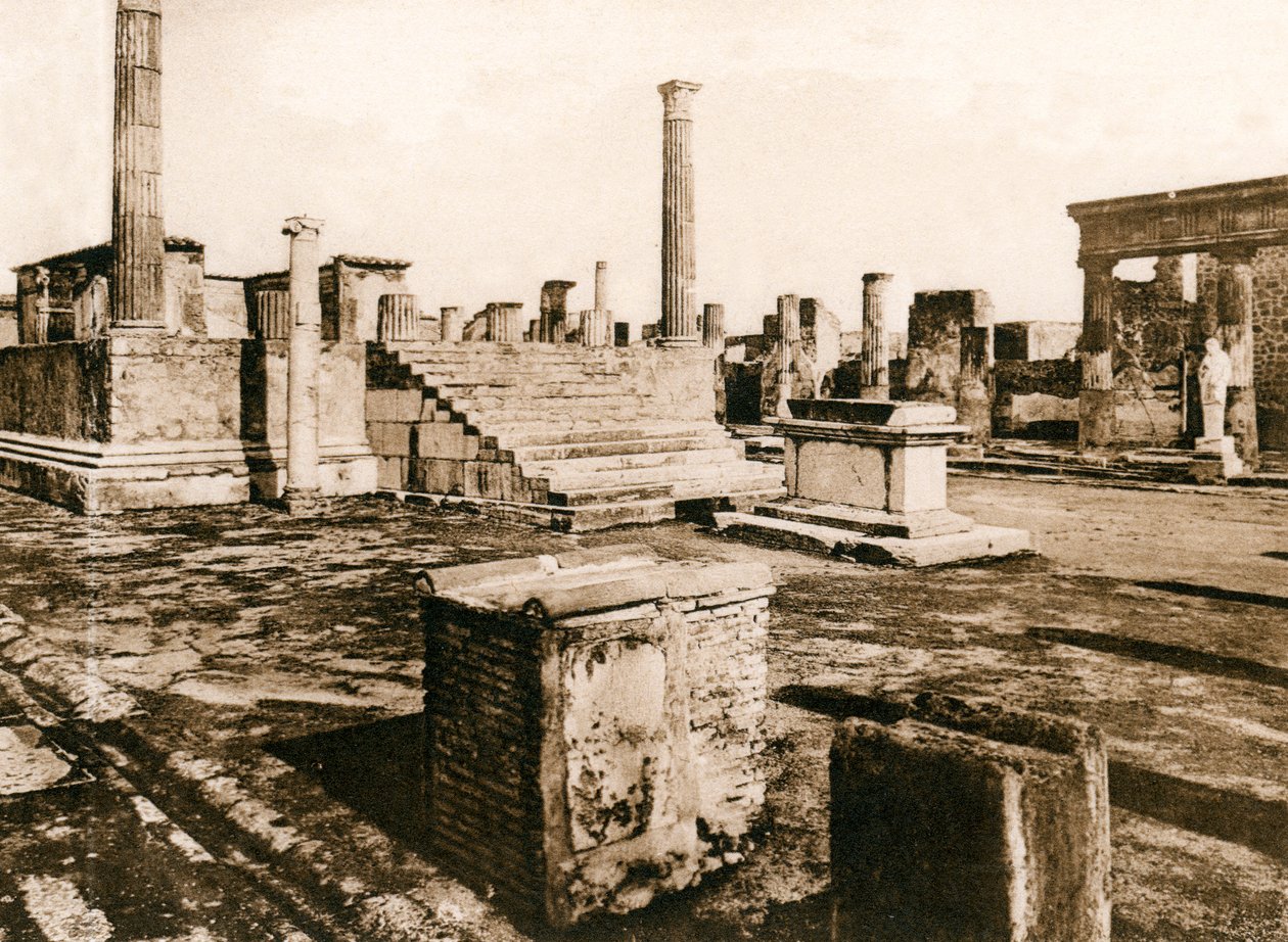 Jupiter temploma, Pompei, Olaszország, 1900-as évek alkotó: Unbekannt