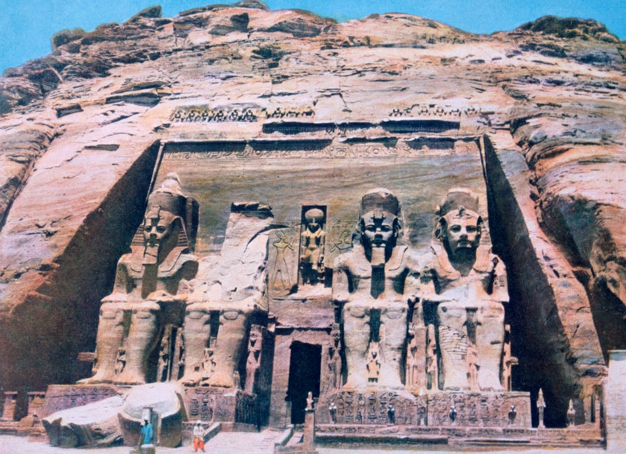 Abu Simbel temploma, Egyiptom, XX. század alkotó: Unbekannt