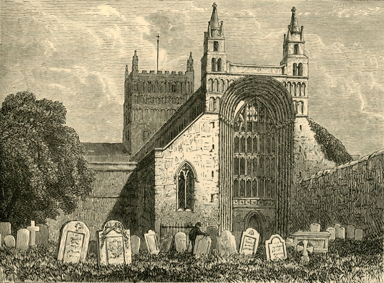 Tewkesbury apátság, 1898. alkotó: Unbekannt