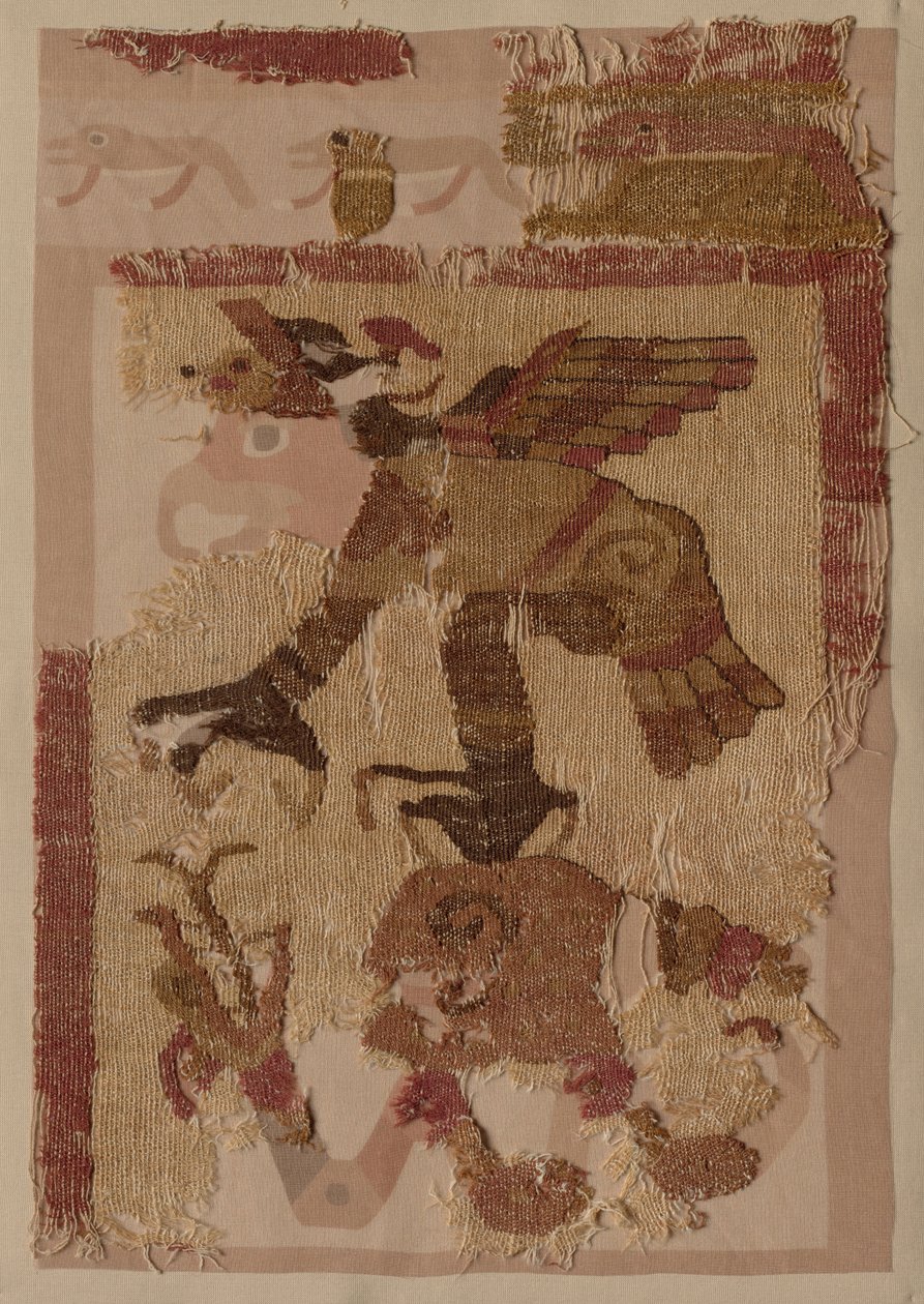 Textiltöredék, c. 50-650. alkotó: Unbekannt