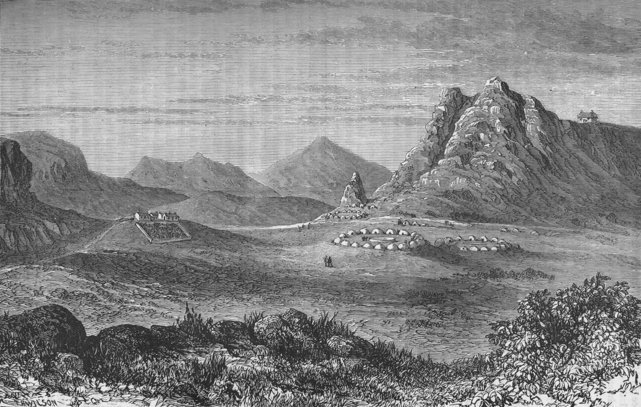 Thaba Bosigo, a Basutos erőssége, 1880 alkotó: Unbekannt