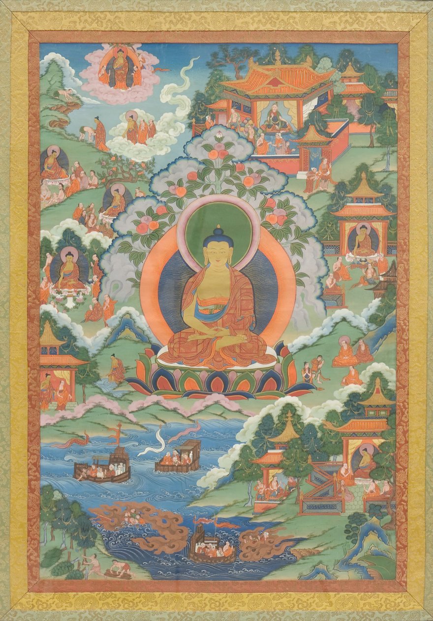 Thanksa Buddhával, 19. század. alkotó: Unbekannt