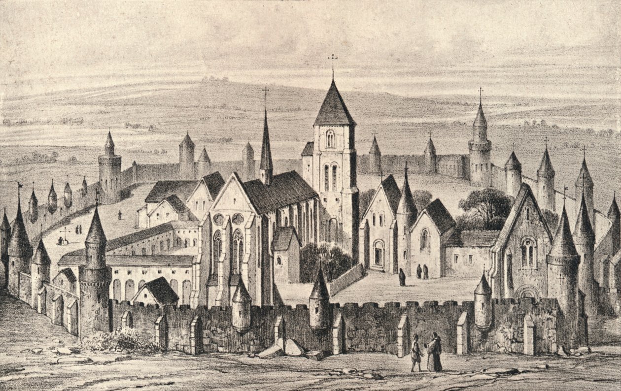 A St Martin-des-Champs apátság, 1915 alkotó: Unbekannt