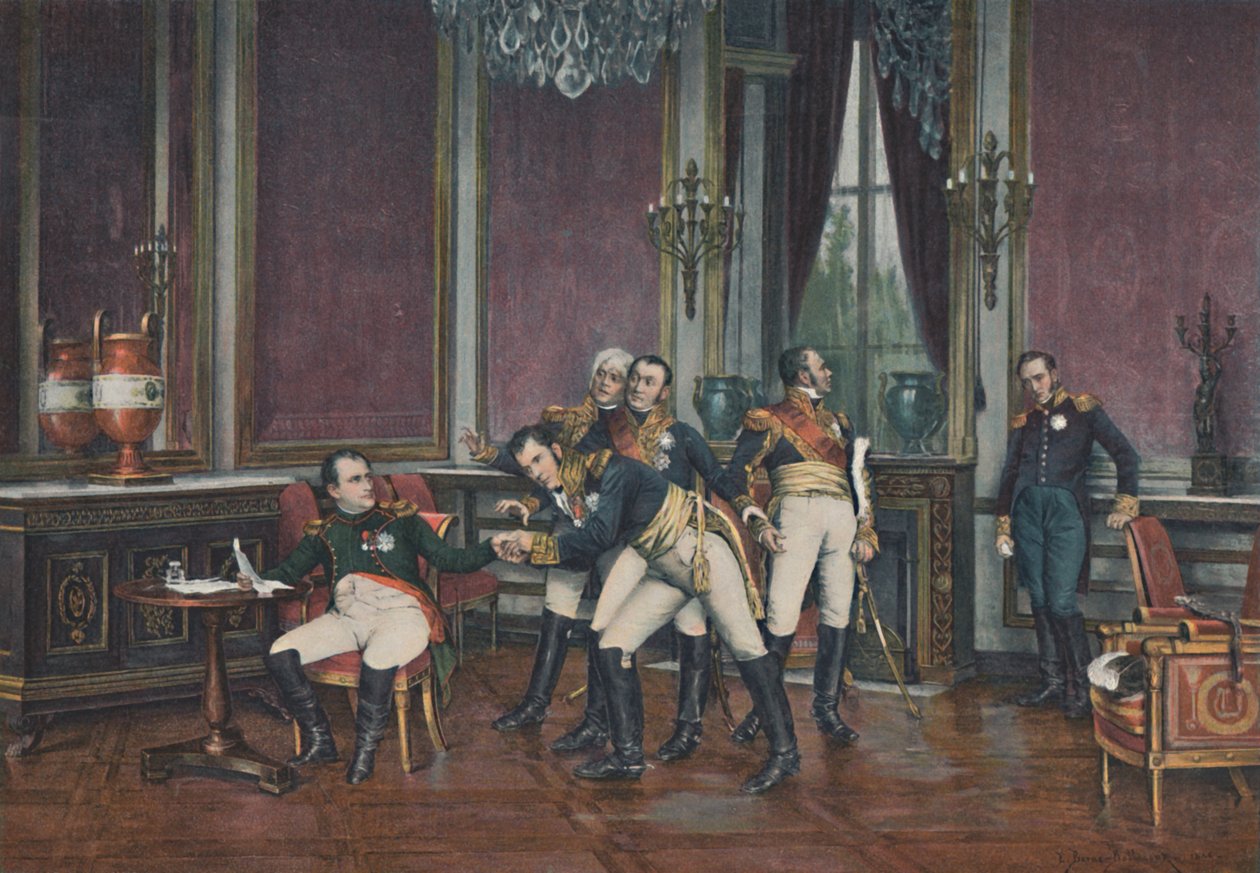 Lemondás, Fontainebleau, 1814. április 6., 1896 alkotó: Unbekannt