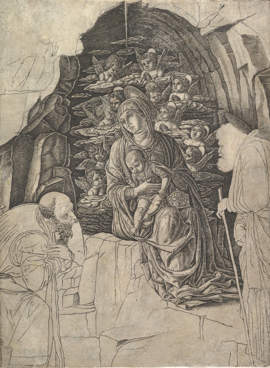 A mágusok imádása, kb. 1475-80. alkotó: Unbekannt