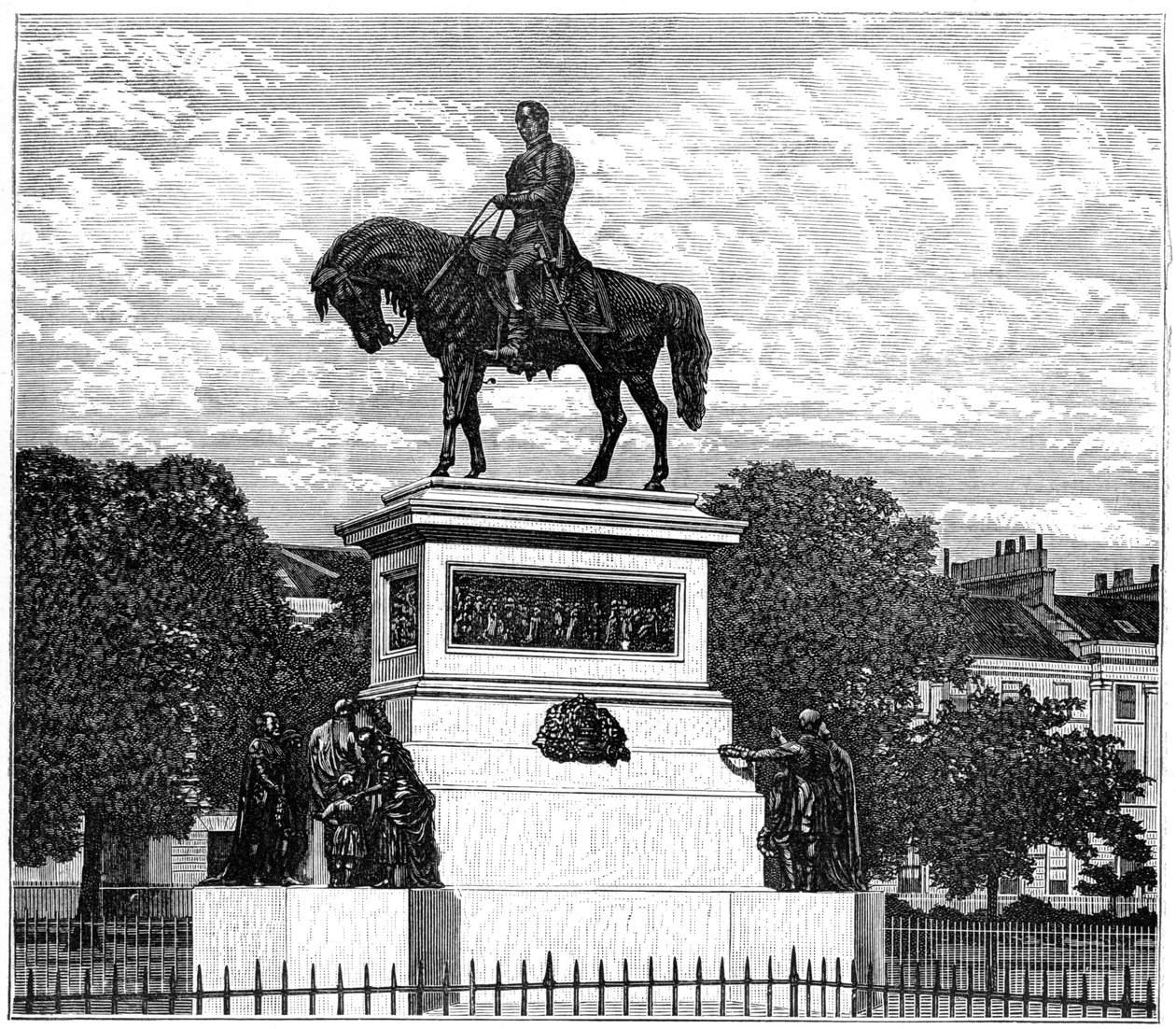 Albert Memorial, Charlotte Square, Edinburgh, 1900 alkotó: Unbekannt