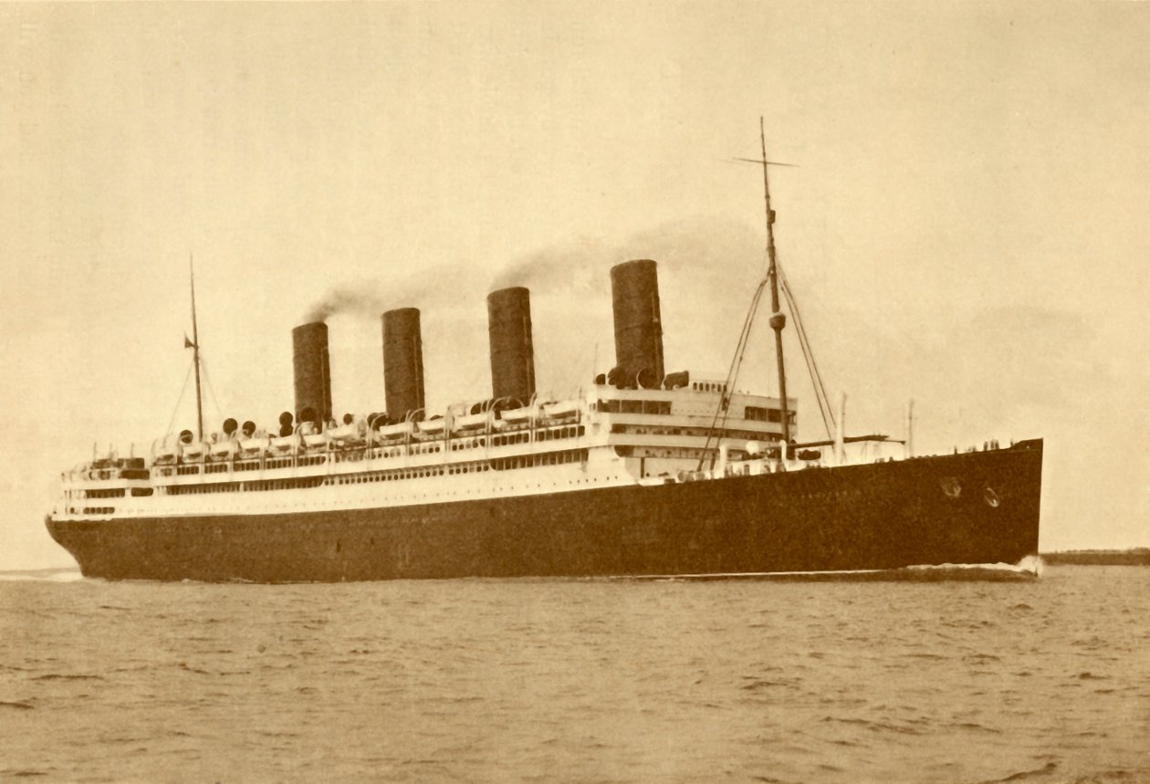Az Aquitania Cunard Line, 45 647 tonna, c1930. alkotó: Unbekannt