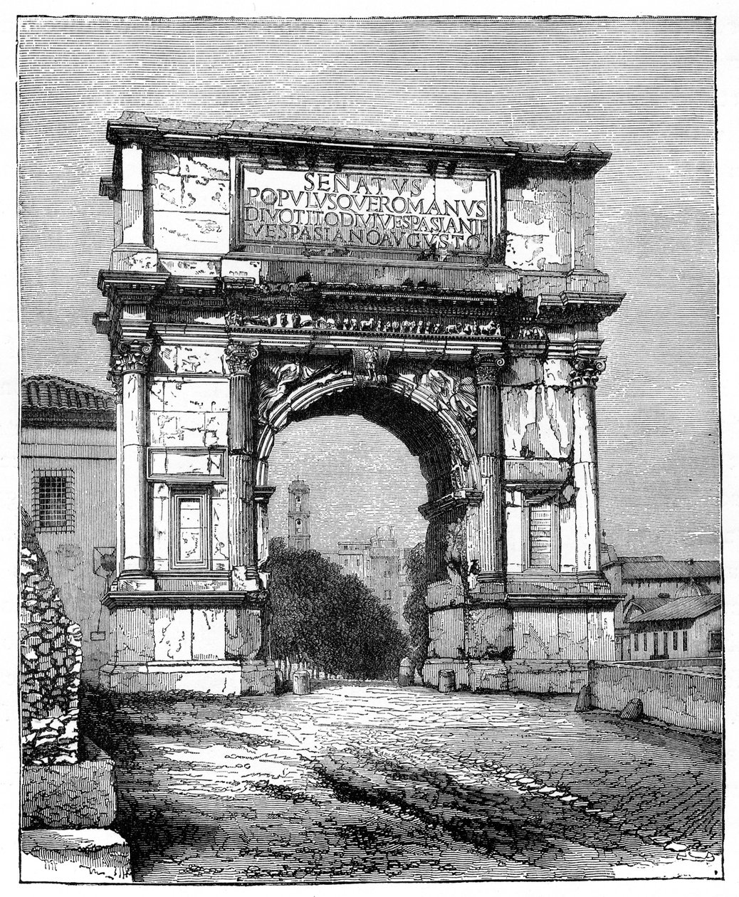 Titus diadalíve, Róma, Olaszország, 1882 alkotó: Unbekannt