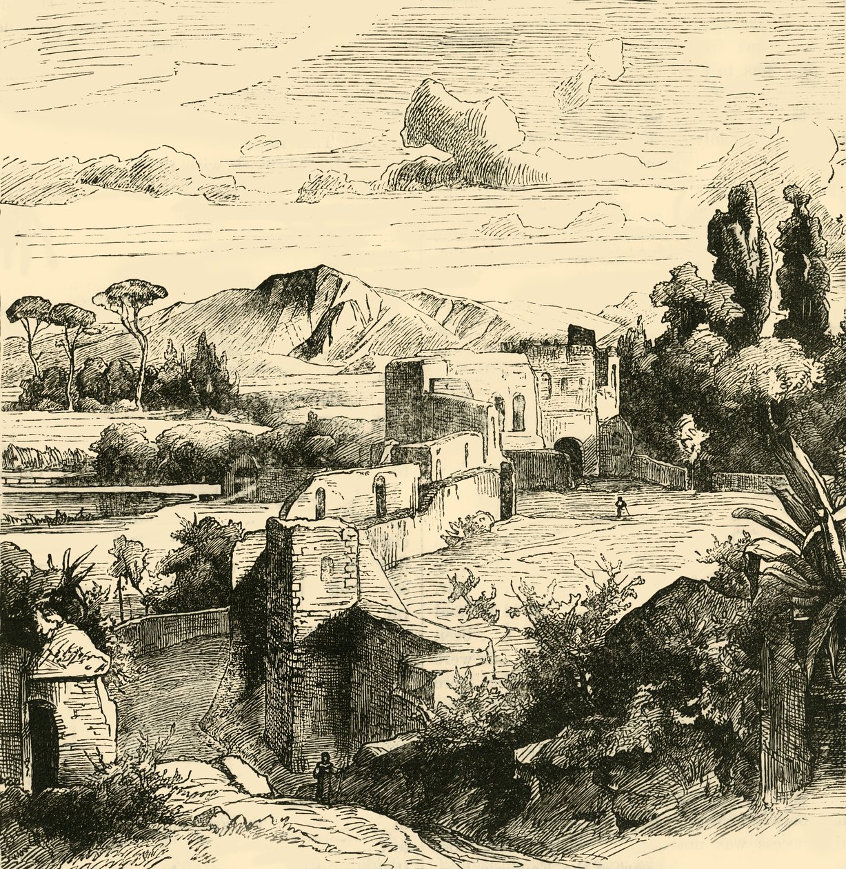 Az Aurelianus-fal, 1890. alkotó: Unbekannt