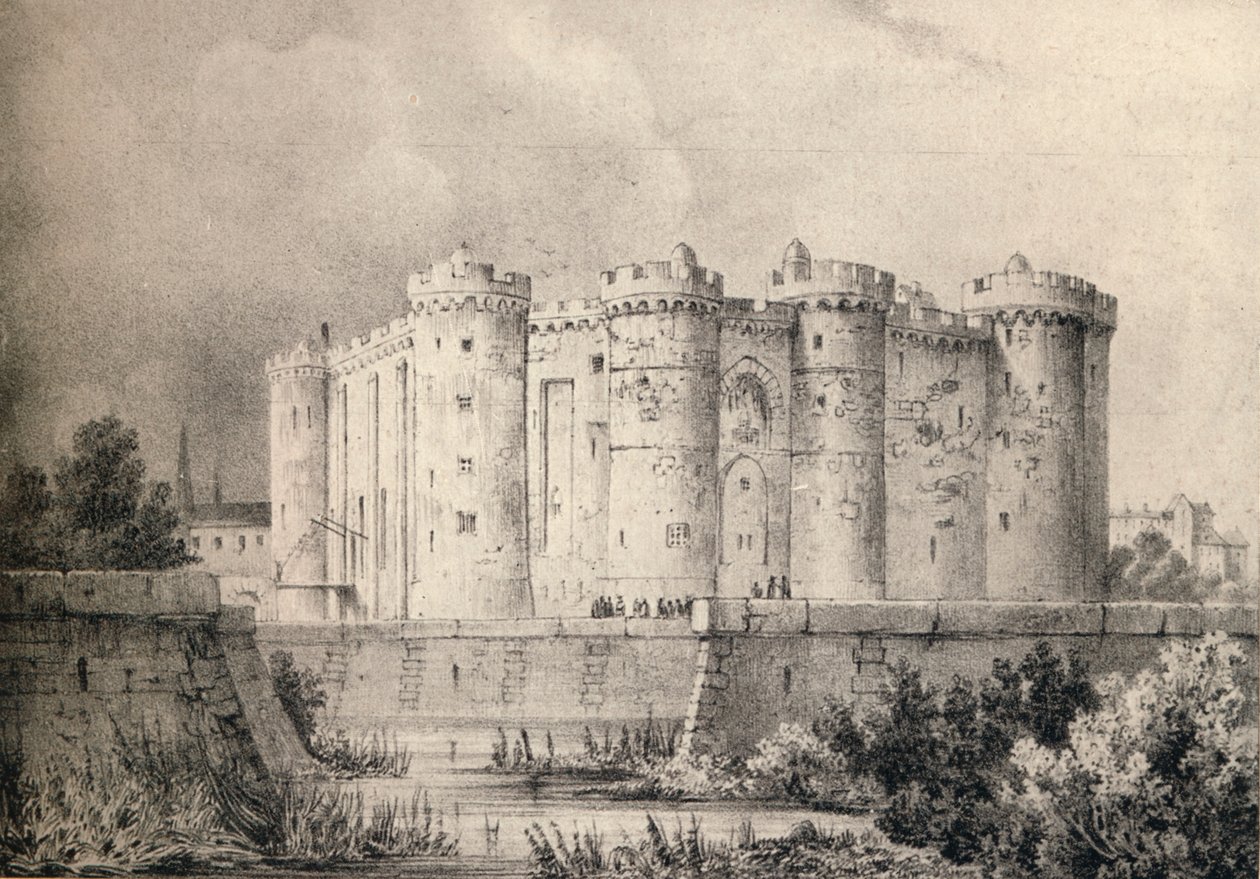 A Bastille 1700-ban, 1915-ben alkotó: Unbekannt