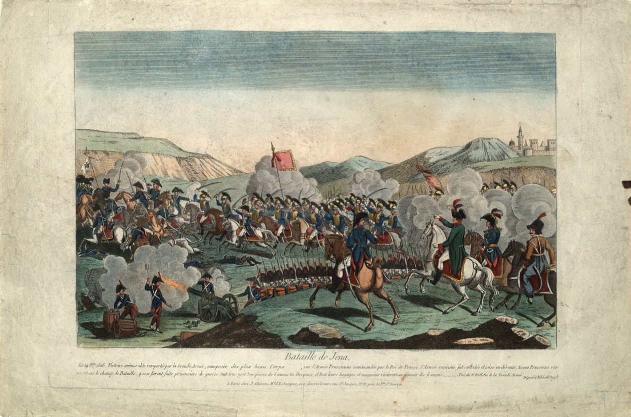 A jénai csata, 1806 körül alkotó: Unbekannt