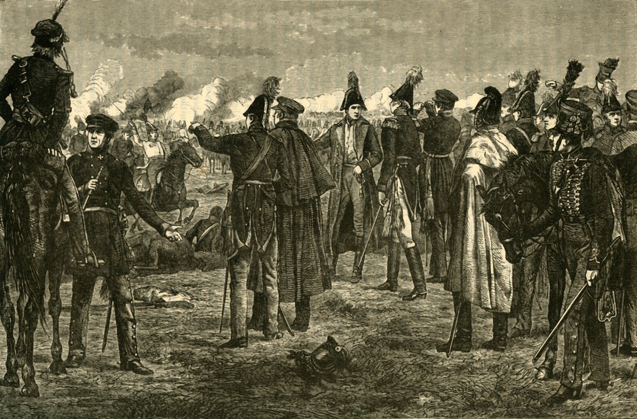 Lipcsei csata, 1813, 1890. alkotó: Unbekannt