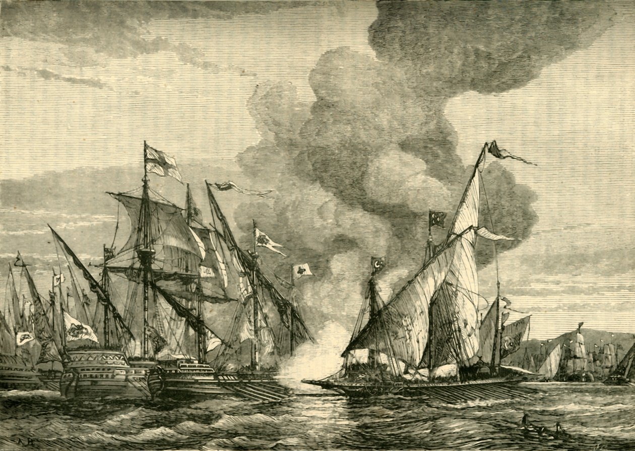 Lepantói csata, 1571, 1890. alkotó: Unbekannt