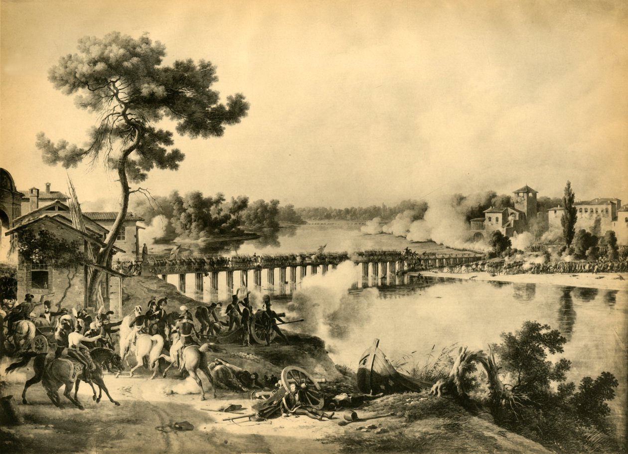 A lodi csata, 1796. május 10., 1921. alkotó: Unbekannt