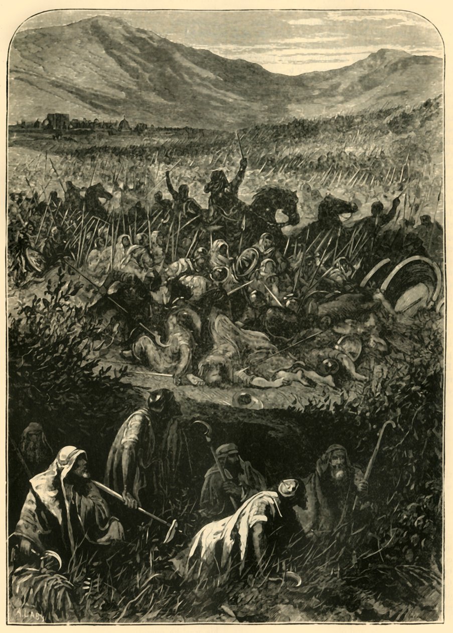 A michmashi csata, 1890. alkotó: Unbekannt