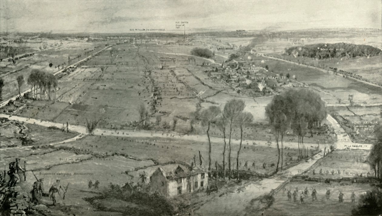 A Neuve Chapelle-i csata, 1919. alkotó: Unbekannt
