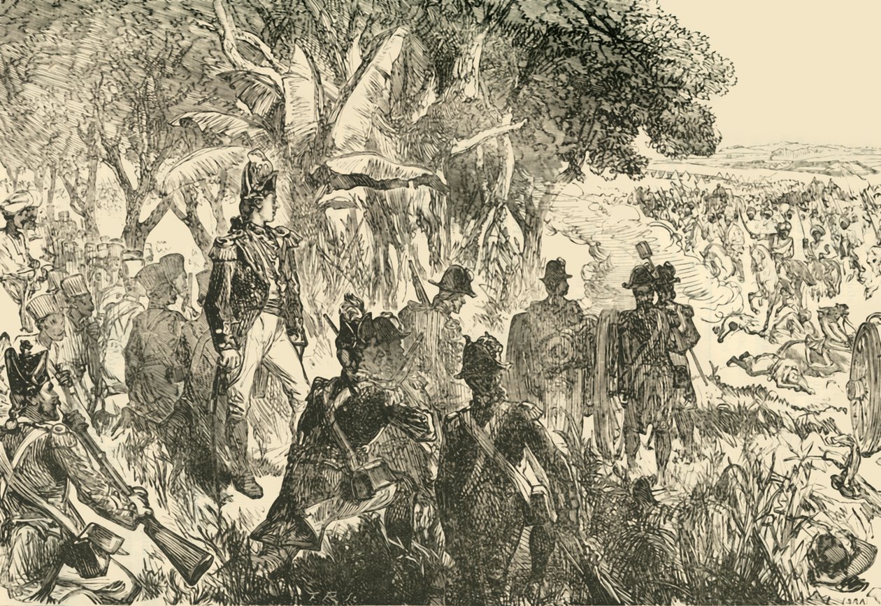 Plassey-i csata, 1757, 1890. alkotó: Unbekannt