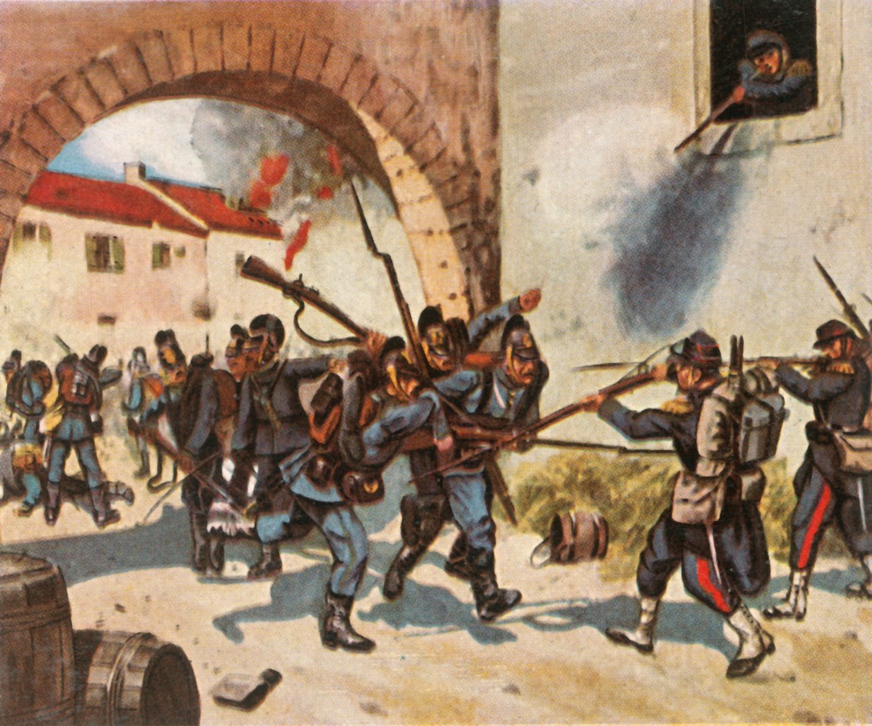 A sedani csata, 1870. szeptember 1., 1936. alkotó: Unbekannt