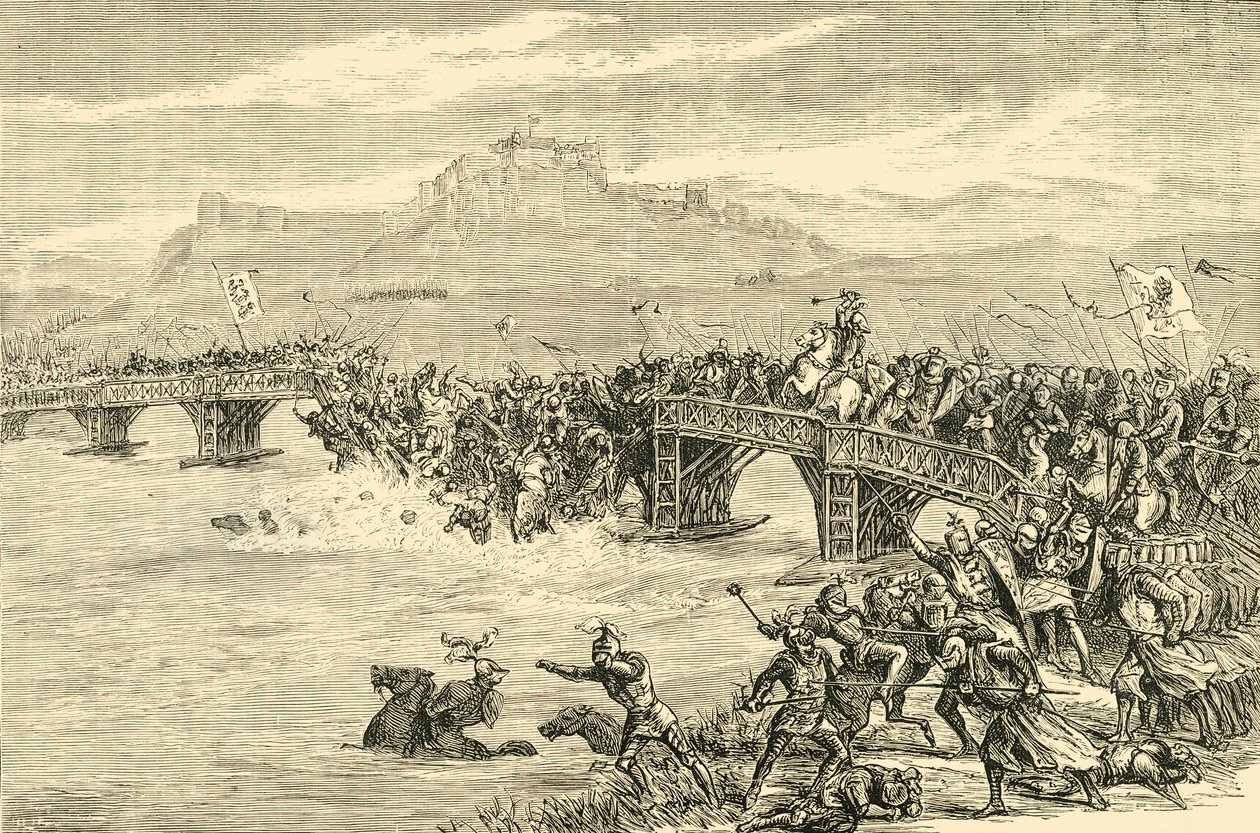 A Stirling-kastélyi csata, 1297-1890. alkotó: Unbekannt