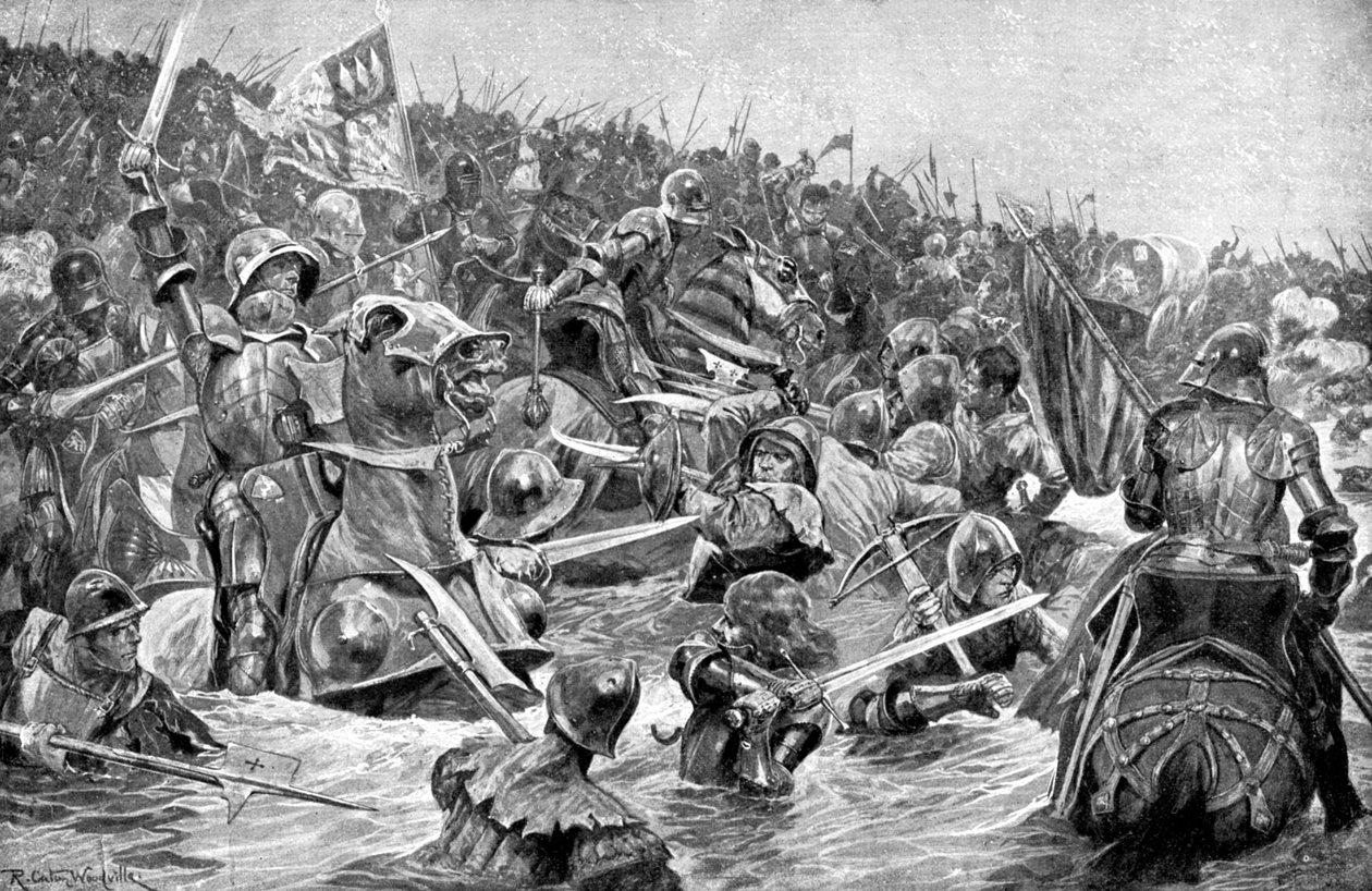 A towtoni csata, 1461. március 29., 1920 alkotó: Unbekannt