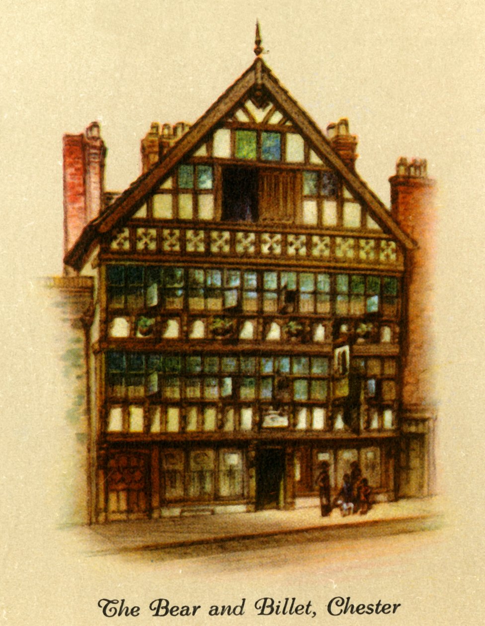 The Bear and Billet, Chester, 1936. alkotó: Unbekannt