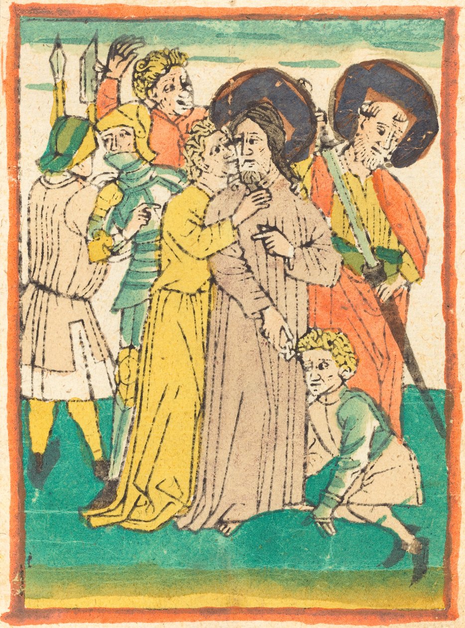 Krisztus árulása c. 14601465. alkotó: Unbekannt