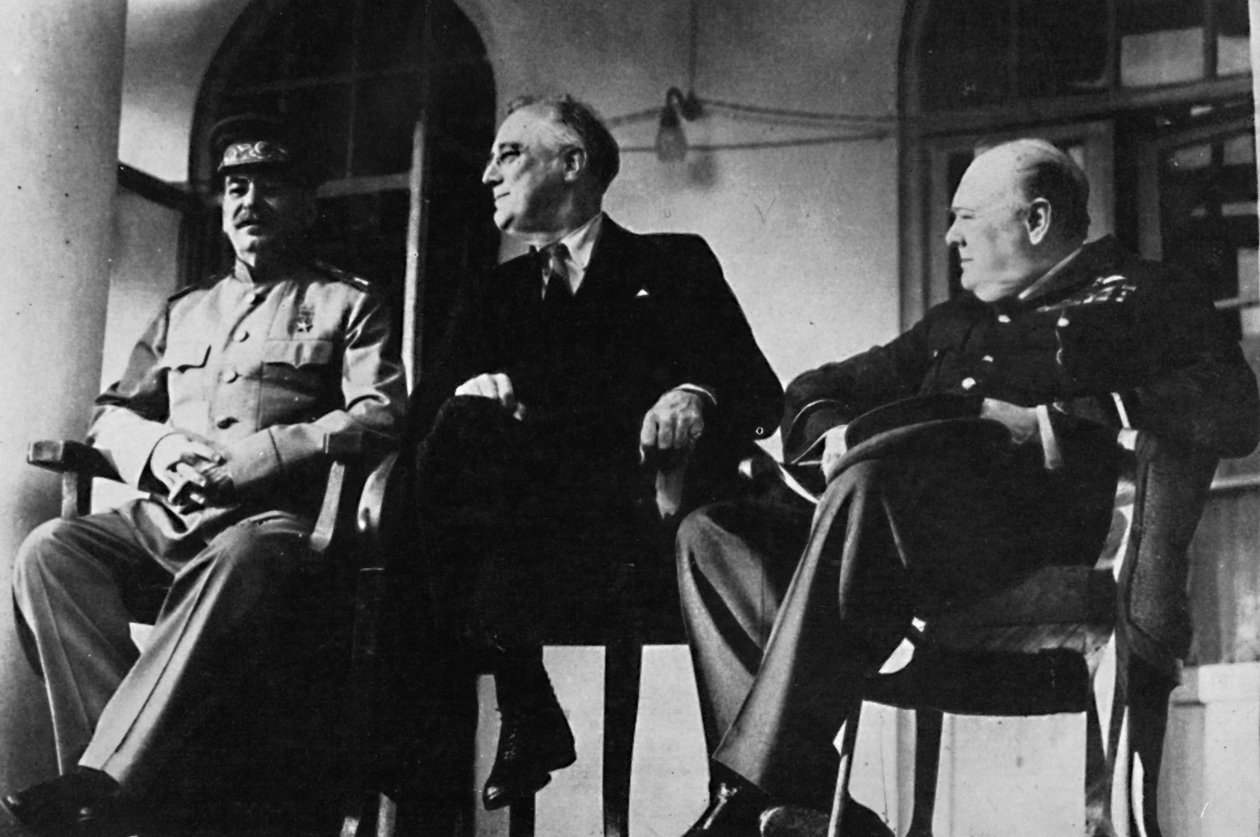A Nagy Három Teheránban találkozott, 1943, 1945 alkotó: Unbekannt