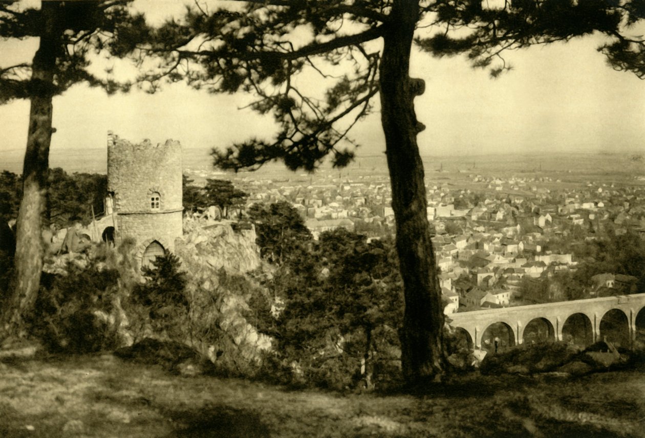 Fekete torony, Mödling, Alsó-Ausztria, 1935. alkotó: Unbekannt