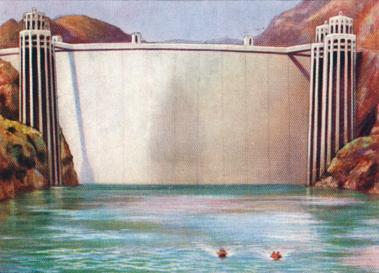 The Boulder Dam, USA, 1938 alkotó: Unbekannt