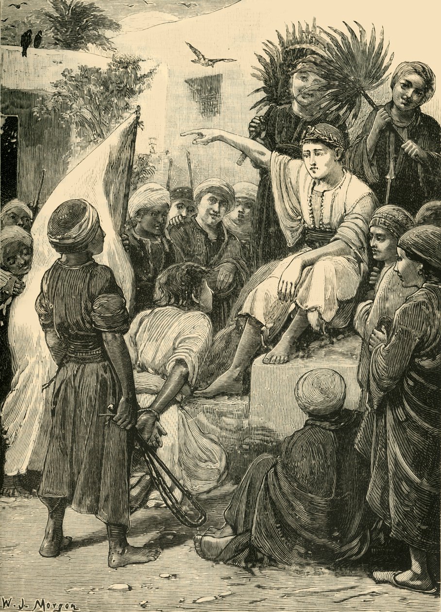 A fiú Cyrus a királyt játssza, 1890. alkotó: Unbekannt