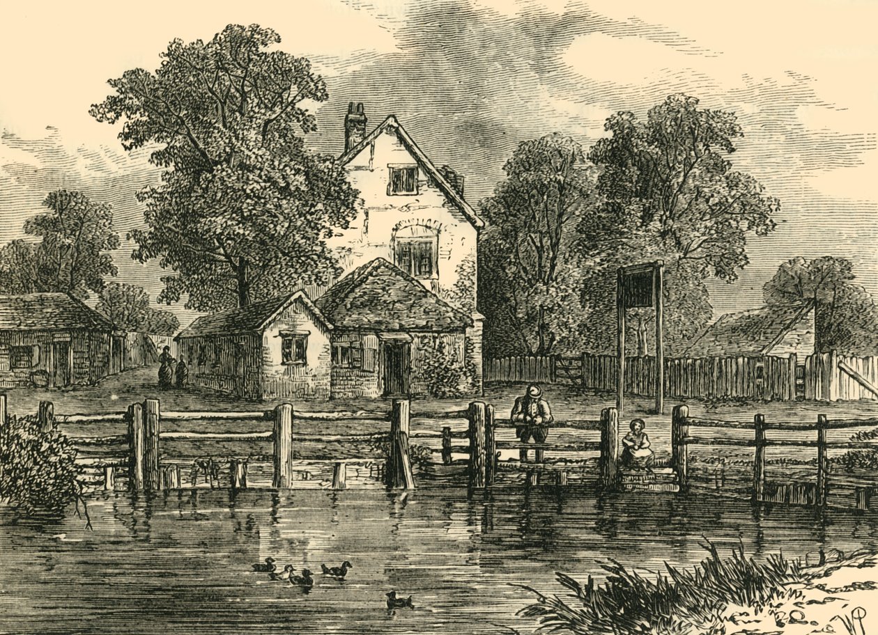 The Brill, Somers Town, 1780-ban, 1876 körül. alkotó: Unbekannt