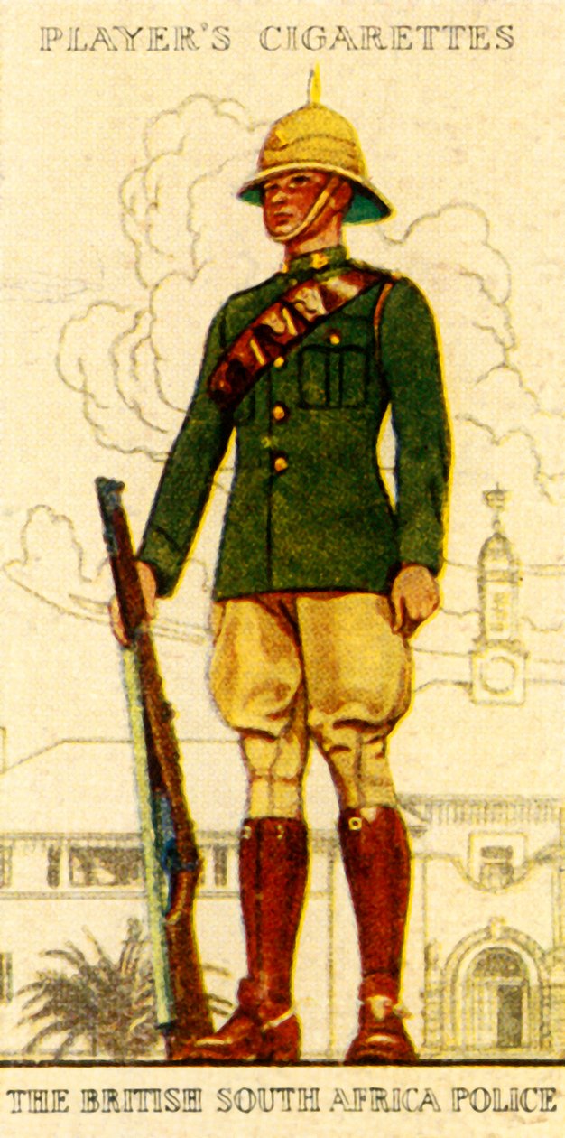 A brit dél-afrikai rendőrség, 1936. alkotó: Unbekannt