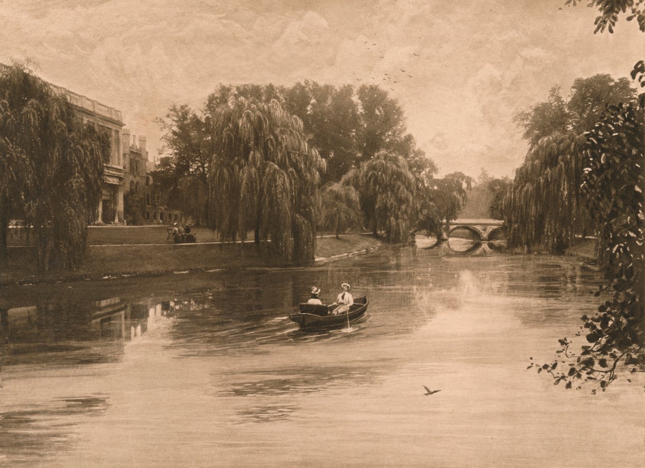 A Cambridge-i kamera a Trinity College-val, 1902 alkotó: Unbekannt