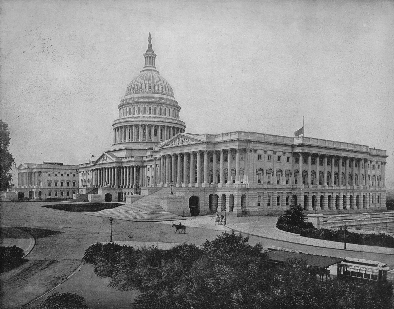 A Capitolium, Washington, 1897. alkotó: Unbekannt