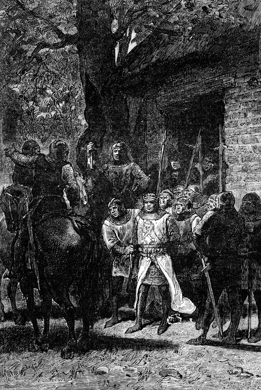 Oroszlán Richárd elfogása, 1192, 1909 alkotó: Unbekannt