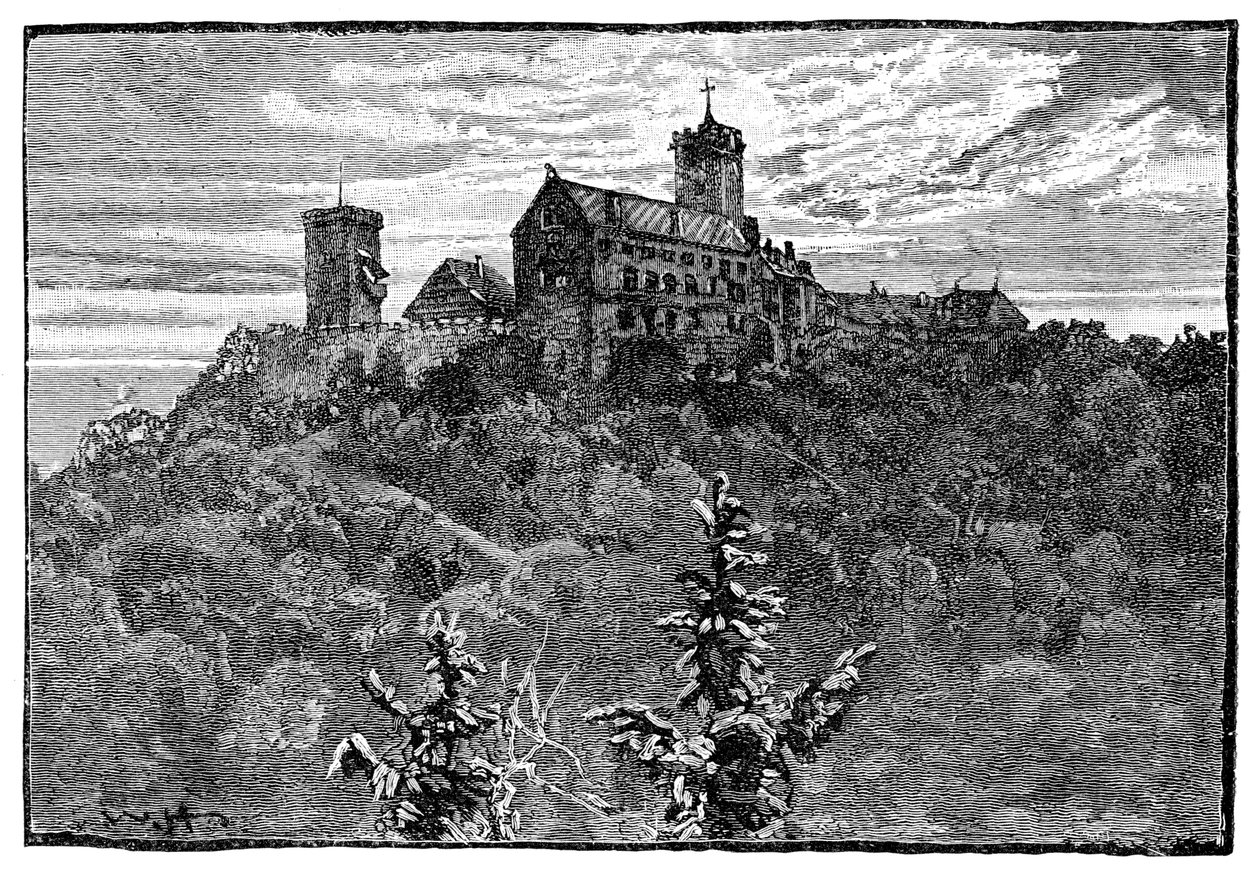Wartburg kastélya, 1900 alkotó: Unbekannt