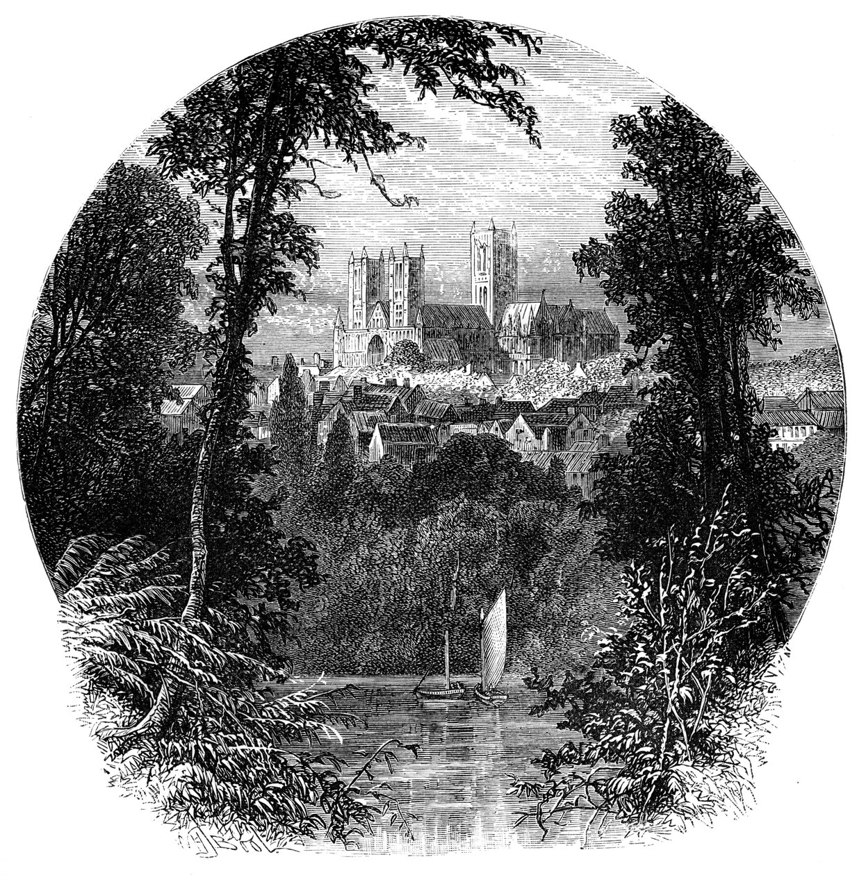 A katedrális, Lincoln, Anglia alkotó: Unbekannt