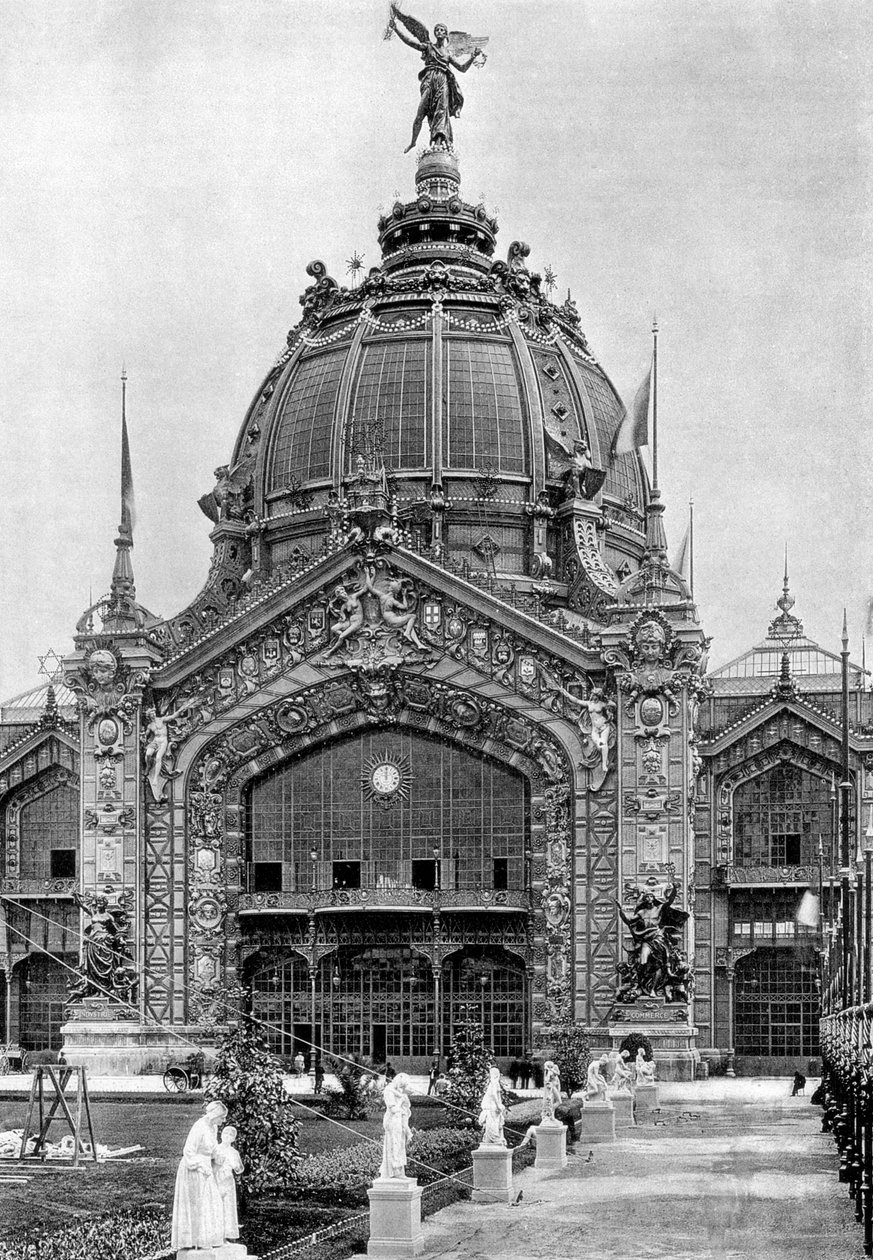 A központi kupola, egyetemes kiállítás, Párizs, 1889 alkotó: Unbekannt