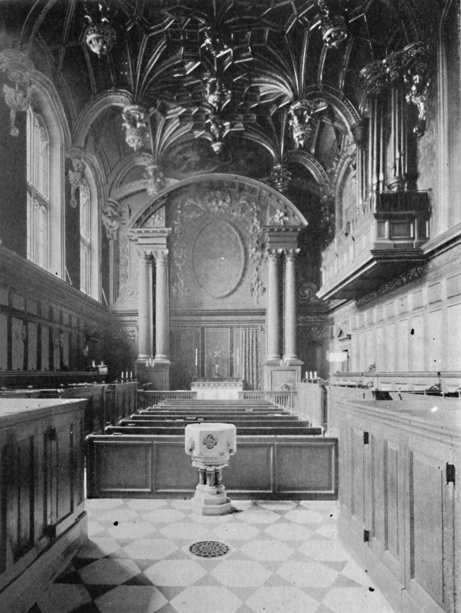 A kápolna, Hampton Court Palace, 1903 alkotó: Unbekannt