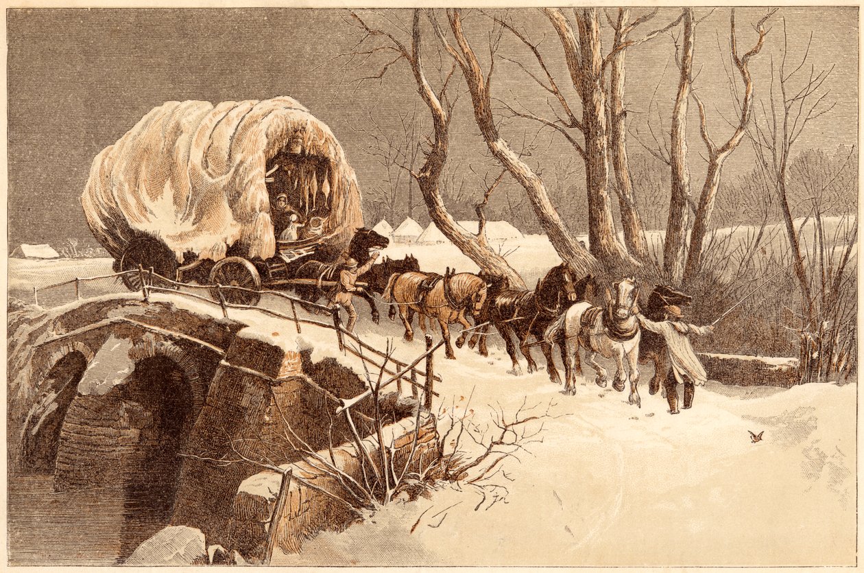A karácsonyi kocsi, 1866 alkotó: Unbekannt
