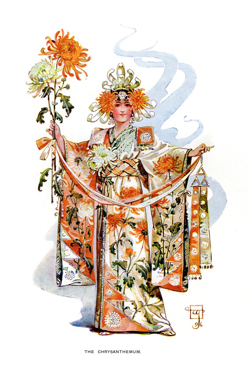 A krizantém, 1899 alkotó: Unbekannt