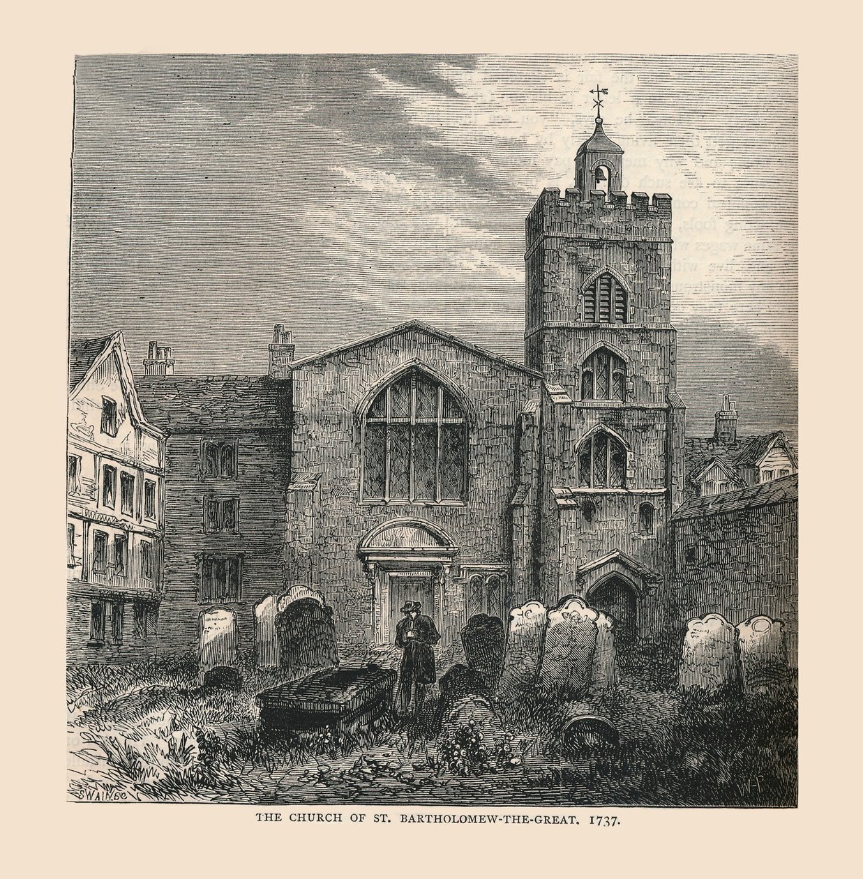 A Szent Nagy Bertalan-templom, 1737 alkotó: Unbekannt