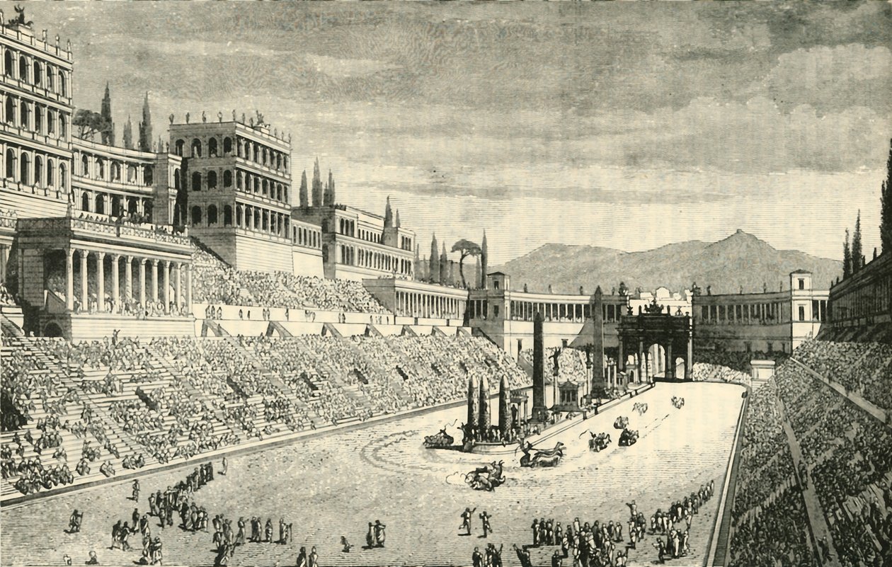 A Circus Maximus restaurálása, 1890. alkotó: Unbekannt