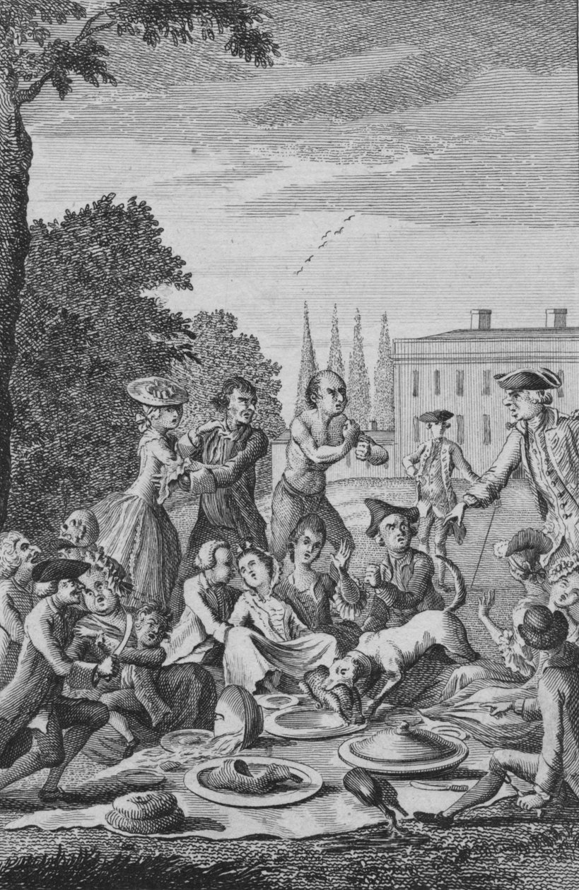 A Polgárok Fete Champetre, c1770. alkotó: Unbekannt