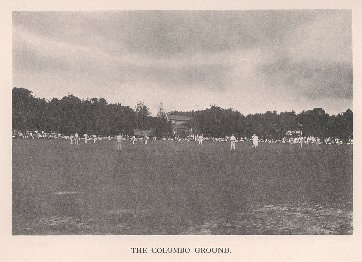 Colombo krikettpálya, Ceylon, 1912. alkotó: Unbekannt