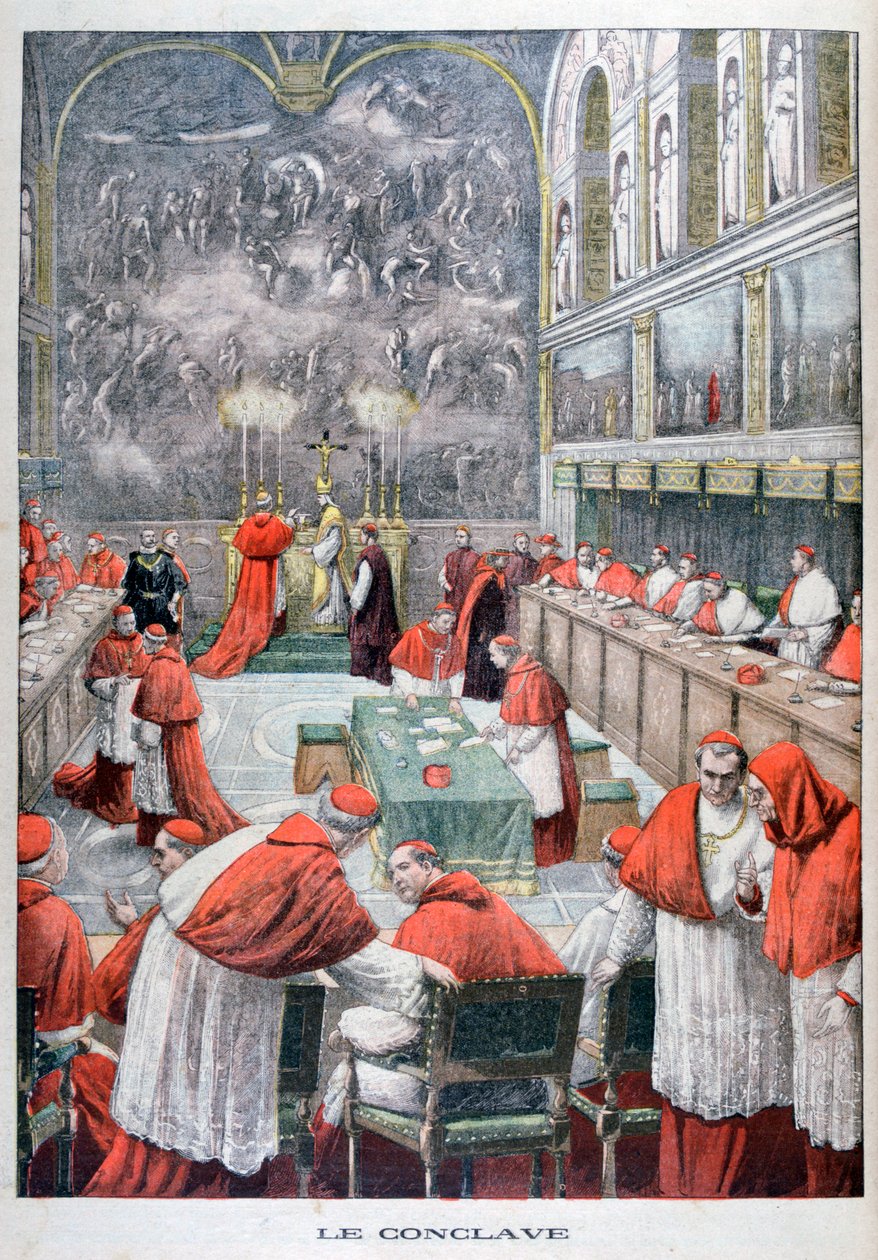 A Konklávé, 1903 alkotó: Unbekannt